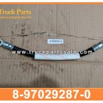 Cylinder Block To Vacuum Pump Oil Pipe for ISUZU NKR NPR 4HE1 8-97029287-0 8970292870 8-97029-287-0 Bloque de cilindros al tubo de aceite de la bomba de vac??o