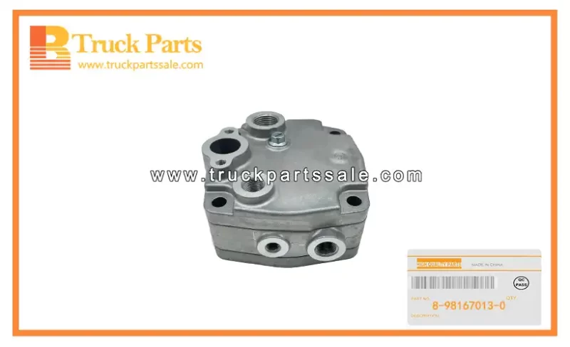 Air Compressor Cylinder Head Assembly for ISUZU FTR 8-98167013-0 8981670130 8-98167-013-0 Conjunto de culata de compresor de aire