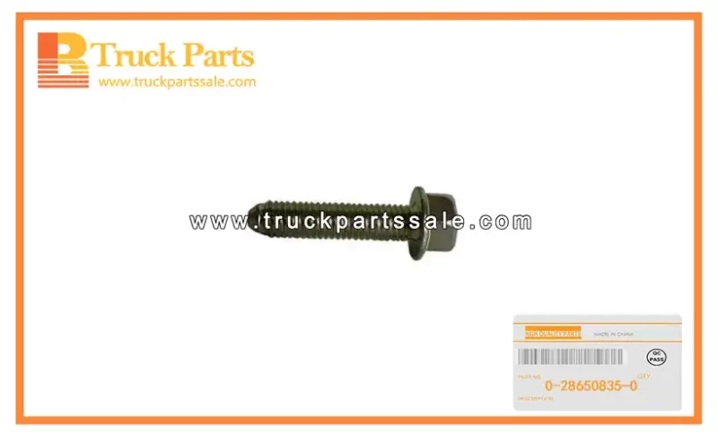 Belt Tensioner Bolt for ISUZU VC46 0-28650835-0 0286508350 0-28650-835-0 Perno tensor de correa