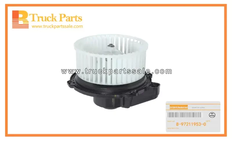 Blower Unit Fan Motor Assembly for ISUZU NKR55 4JB1 8-97211953-0 8972119530 8-97211-953-0 Conjunto del motor del ventilador de la unidad del ventilador