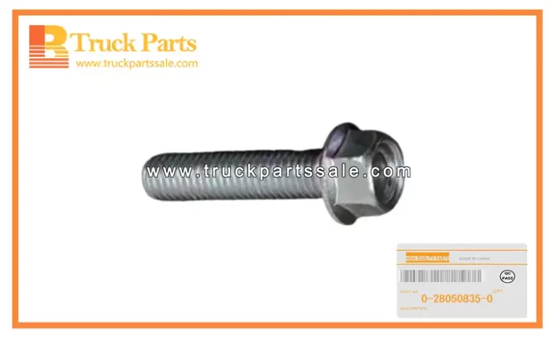 Bolt Bracket To Sedimenter for ISUZU NPR 4HK1 4HF1 4HG1 0-28050835-0 0280508350 0-28050-835-0 Soporte del perno al sedimentador