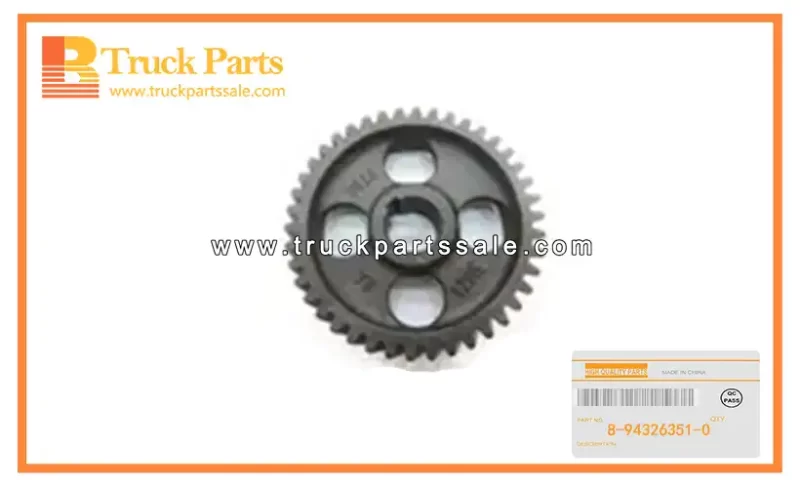 Camshaft Gear for ISUZU NKR55 4JB1 8-94326351-0 8943263510 8-94326-351-0 Engranaje del ??rbol de levas