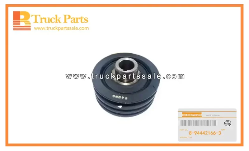 Crank Shaft Damper Pulley for ISUZU TFR54 4 8-94442166-3 8944421663 8-94442-166-3 Polea amortiguadora del cig??e al