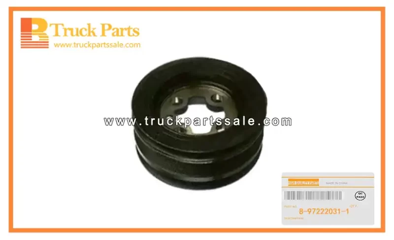 Crankshaft Damper Pulley for ISUZU NPR66 4H 8-97222031-1 8972220311 8-97222-031-1 Polea amortiguadora del cig??e al