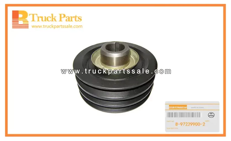 Crankshaft Damper Pulley for ISUZU TFR54 4JA1 8-97229900-2 8972299002 8-97229-900-2 Polea amortiguadora del cig??e al