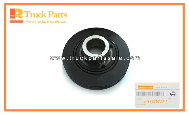 Crankshaft Pulley for ISUZU 4LE2 8-97226830-1 8972268301 8-97226-830-1 Polea del cig??e al