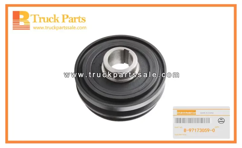 Crankshaft Pulley for ISUZU NKR58 4BE1 8-97173059-0 8971730590 8-97173-059-0 Polea del cig??e al