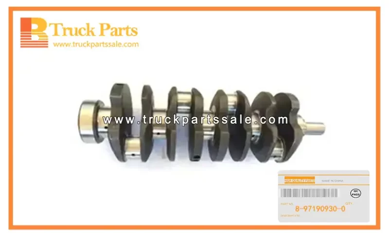 Crankshaft for ISUZU 4JG2 NHR 8-97190930-0 8971909300 8-97190-930-0 Cig??e al