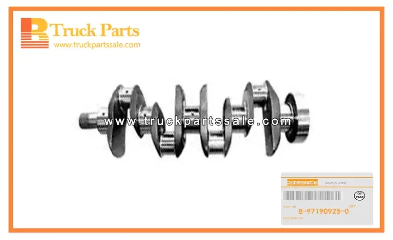 Crankshaft for ISUZU NKR 4JB1 8-97190928-0 8971909280 8-97190-928-0 Cig??e al