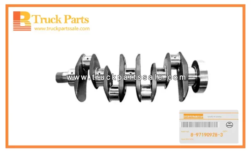 Crankshaft for ISUZU NKR NPR 4JB1 8-97190928-3 8971909283 8-97190-928-3 Cig??e al