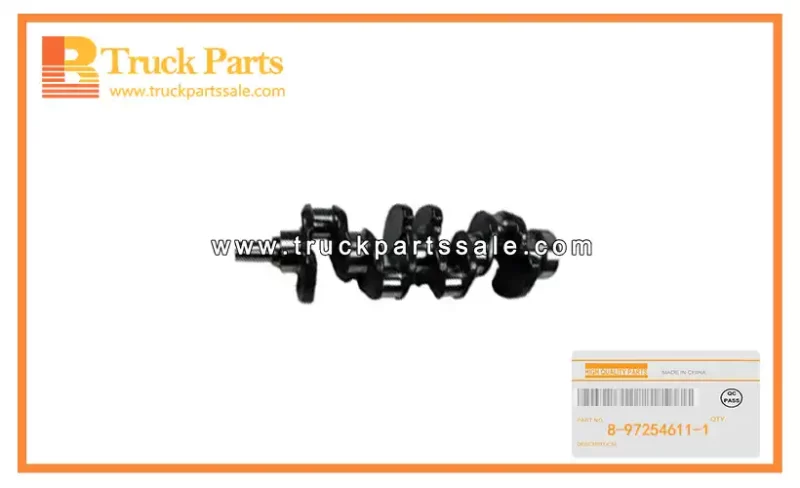 Crankshaft for ISUZU UBS 4JH1 8-97254611-0 8972546110 8-97254-611-0 Cig??e al
