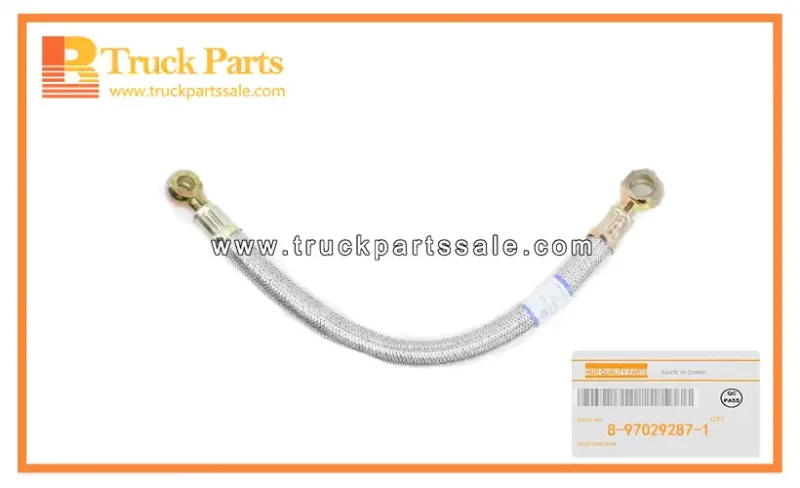 Cylinder TO Vacuum Pump Oil Pipe for ISUZU NPR66 4HF1 8-97029287-1 8970292871 8-97029-287-1 Cilindro A Tubo De Aceite De La Bomba De Vac??o