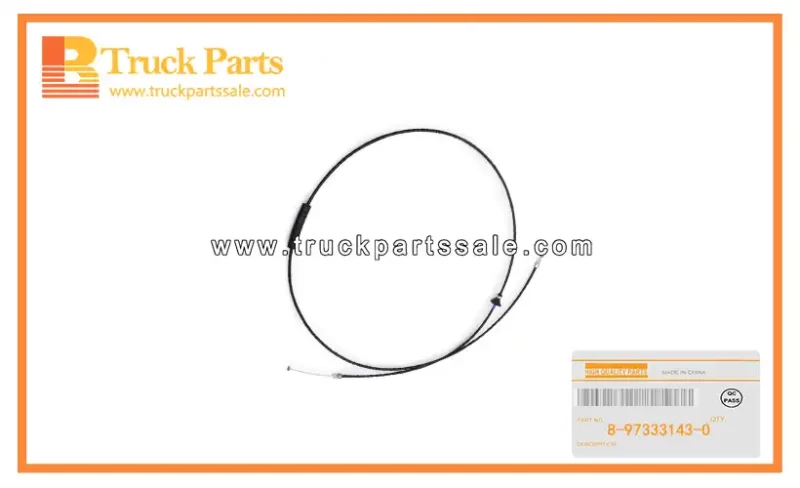 Engine Hood Control Cable for ISUZU D-MAX 8-97333143-0 8973331430 8-97333-143-0 Cable de control del cap?? del motor