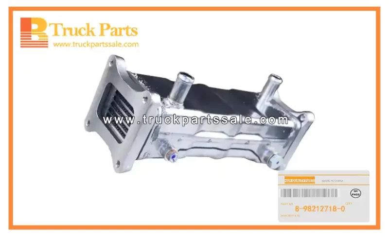 Exhaust Gas Recirculation Cooler Assembly for ISUZU 4HK1 FRR FSS 8-98212718-0 8982127180 8-98212-718-0 Conjunto de enfriador de recirculaci??n de gases de escape