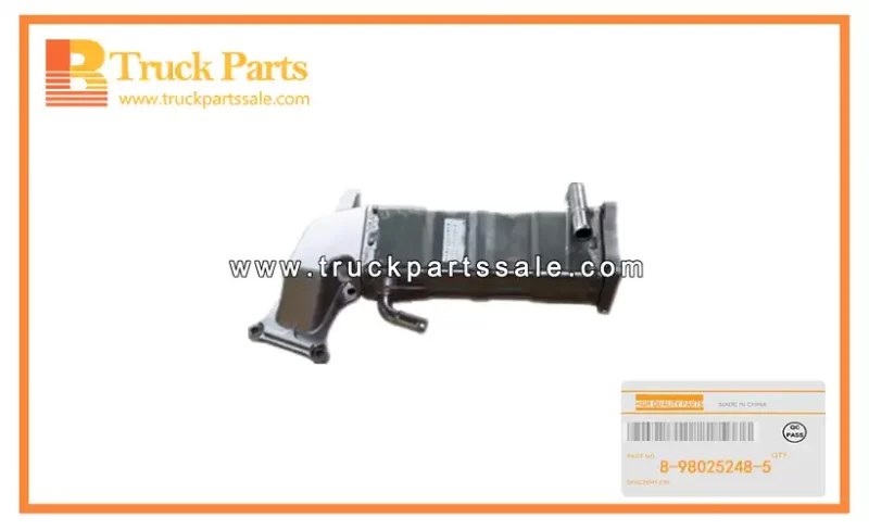 Exhaust Gas Recirculation Cooler Assembly for ISUZU NPR75 4HK1 8-98025248-5 8980252485 8-98025-248-5 Conjunto de enfriador de recirculaci??n de gases de escape