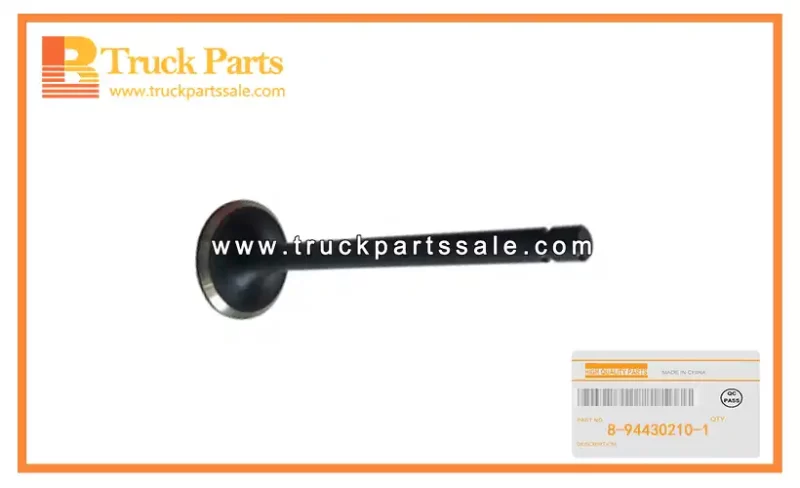 Exhaust Valve for ISUZU 3KC2 8-94430210-1 8944302101 8-94430-210-1 V??lvula de escape