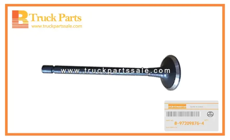 Exhaust Valve for ISUZU NPR 4HK1 8-97209876-4 8972098764 8-97209-876-4 V??lvula de escape