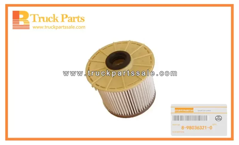 FUel Filter Element Kit for ISUZU TFR 8-98036321-0 8980363210 8-98036-321-0 Kit de elementos filtrantes de combustible