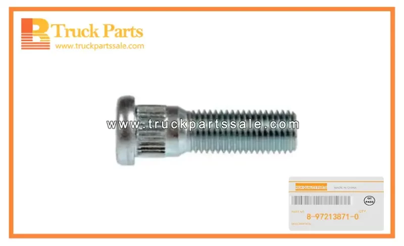 Front Axle Wheel Pin for ISUZU TFR16 4ZD1 8-97213871-0 8972138710 8-97213-871-0 Pasador de rueda del eje delantero