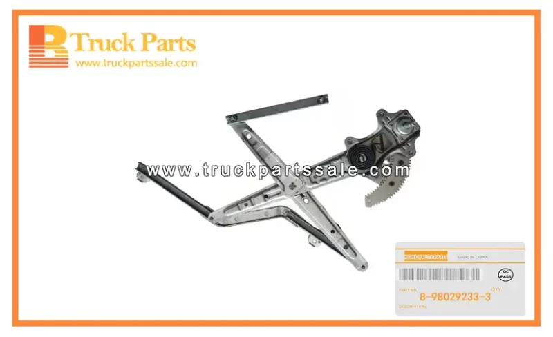 Front Door Window Regulator for ISUZU 700P 8-98029233-3 8980292333 8-98029-233-3 Regulador de ventana de puerta delantera