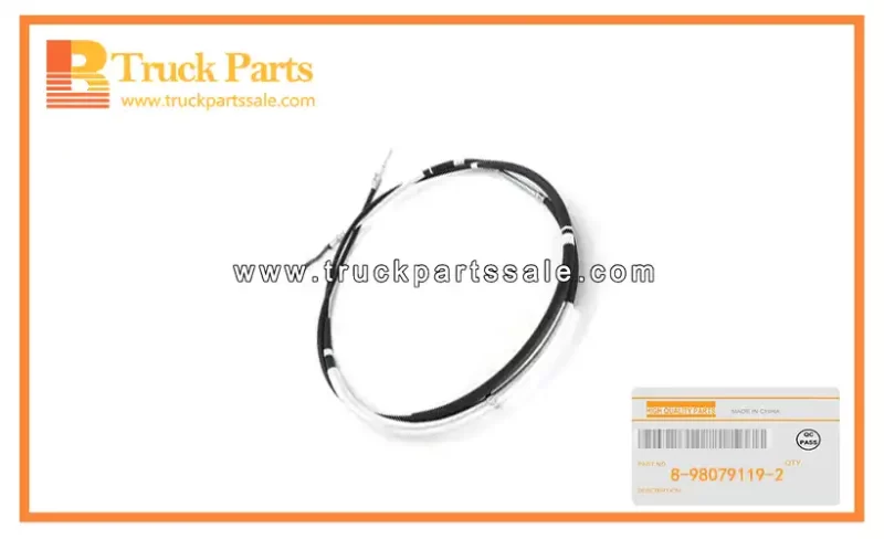 Front Lower Park Brake Cable for ISUZU NPR 8-98079119-2 8980791192 8-98079-119-2 Cable de freno de estacionamiento inferior delantero