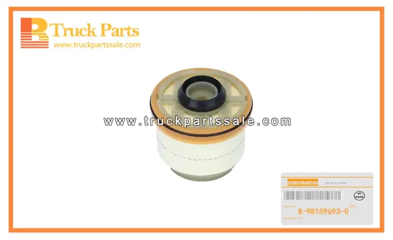 Fuel Filter Element Kit for ISUZU NKR77 4KH1 8-98159693-0 8981596930 8-98159-693-0 Kit de elementos de filtro de combustible