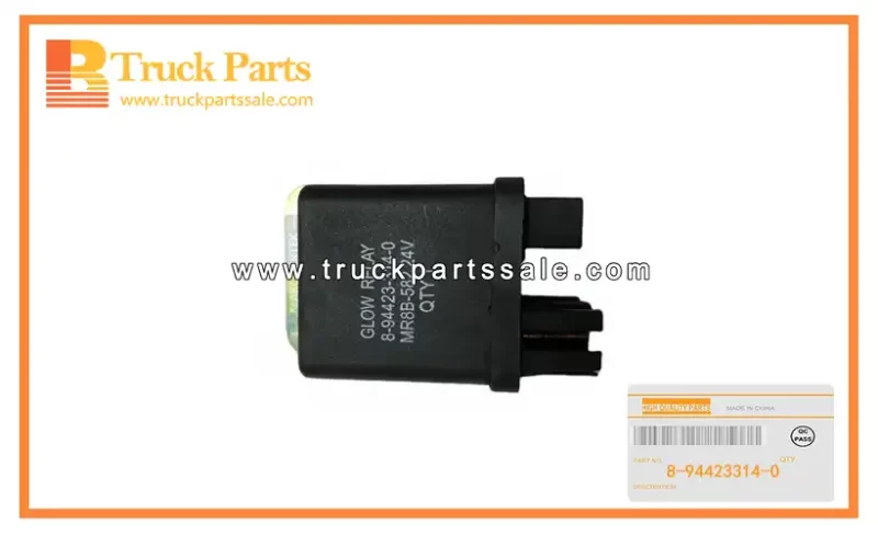 Glow Plug Relay for ISUZU FSR113 6BD1 8-94423314-0 8944233140 8-94423-314-0 La luz de la buj??a es incandescente