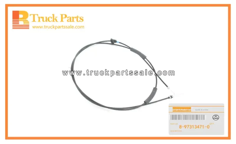 Hood Lock Cable for ISUZU UER UPS 8-97313471-0 8973134710 8-97313-471-0 Cable de bloqueo del cap??