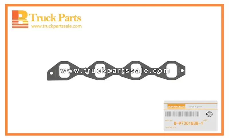 Inlet Manifold To Head Gasket for ISUZU NK 8-97301838-1 8973018381 8-97301-838-1 Colector de entrada a junta de culata