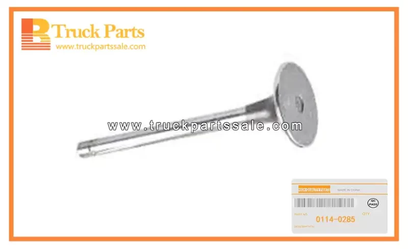 Inlet Valve for ISUZU 4JB1 0114-0285 01140285 V??lvula de entrada