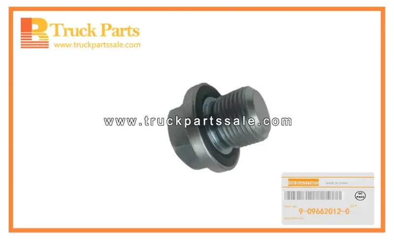 OIL DRAIN PLUG for ISUZU FVR34 6HK1 9-09662012-0 9096620120 9-09662-012-0 TAP??N DE DRENAJE DE ACEITE
