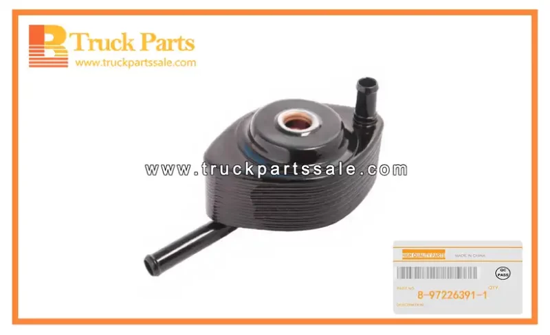 Oil Cooler Assembly for ISUZU NKR NPR 4JB1 8-97226391-1 8972263911 8-97226-391-1 Conjunto de enfriador de aceite