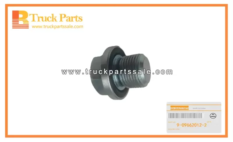 Oil Drain Plug for ISUZU FVR34 6HK1 9-09662012-2 9096620122 9-09662-012-2 Tap??n de drenaje de aceite