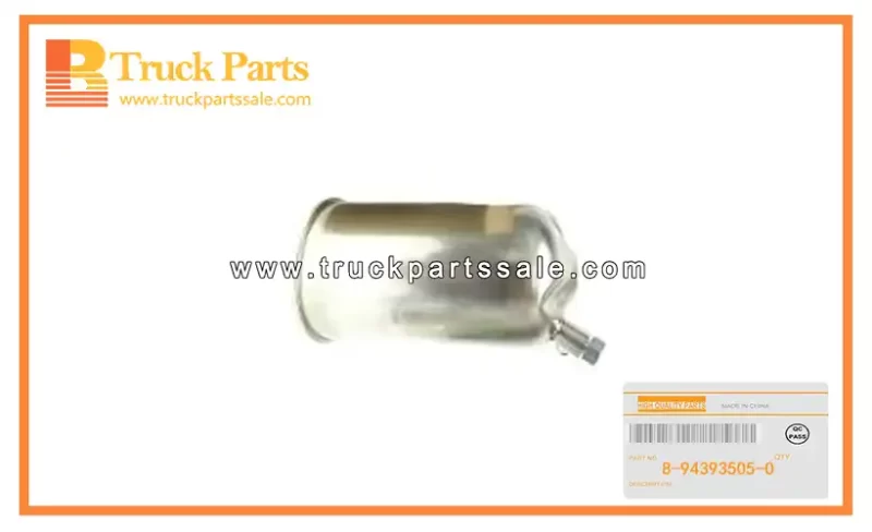 Oil Filter Case Assembly for ISUZU FVR 8-94393505-0 8943935050 8-94393-505-0 Conjunto de caja de filtro de aceite