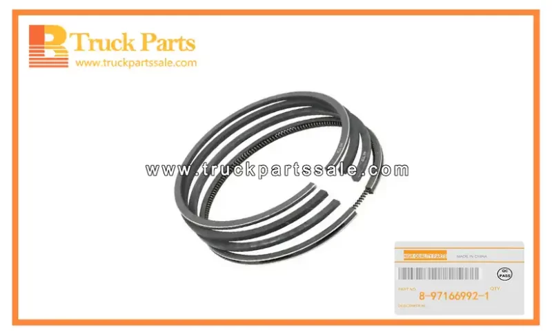 Piston Standard Ring Set for ISUZU NPR 4HE1 8-97166992-1 8971669921 8-97166-992-1 Juego de anillos est??ndar de pist??n