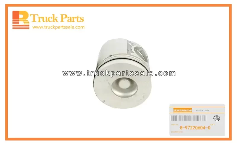 Piston for ISUZU 4JG1 XD 8-97220604-0 8972206040 8-97220-604-0 Pist??n