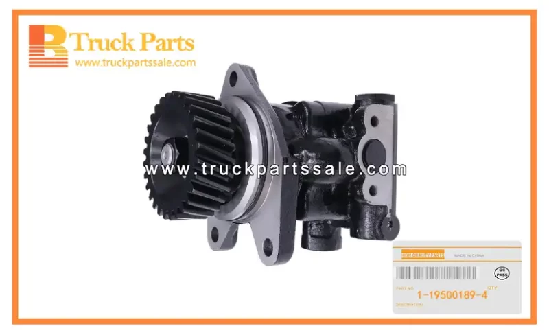 Power Steering Oil Pump Assembly for ISUZU 6BD1T 1-19500189-4 1195001894 1-19500-189-4 Conjunto de bomba de aceite de direcci??n asistida