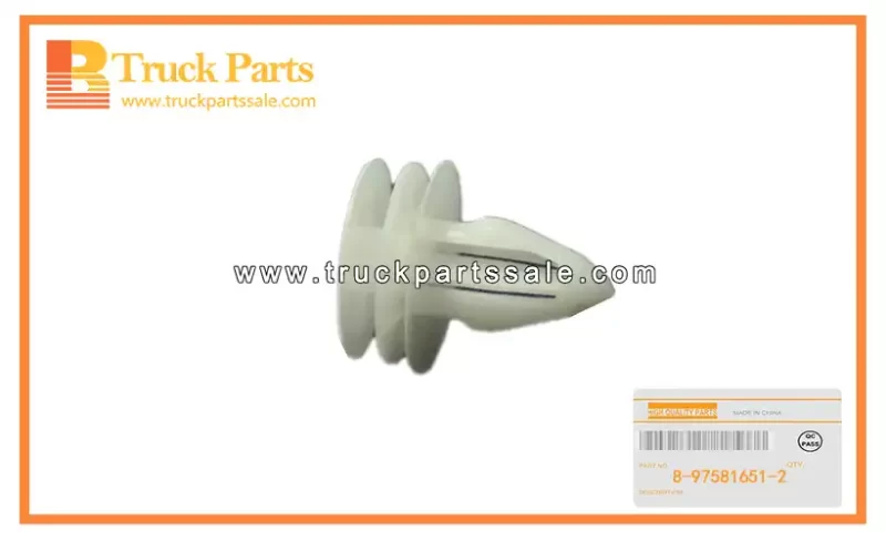 Rad Grille Clip for ISUZU FTR 8-97581651-2 8975816512 8-97581-651-2 Clip de rejilla radial