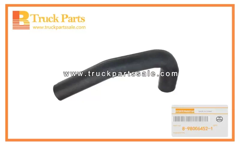 Rad Inlet Water Hose for ISUZU NPR 4HK1 8-98006452-1 8980064521 8-98006-452-1 Manguera de agua de entrada de rad