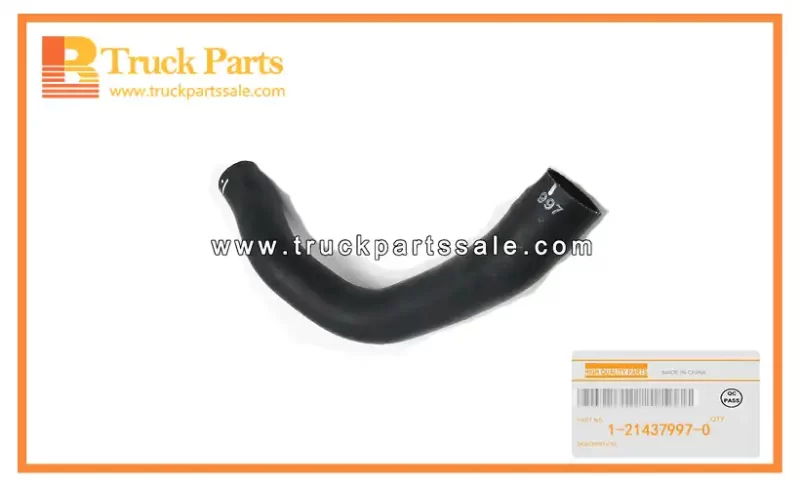 Radiator Outlet Water Hose for ISUZU CXZ05 CYH06 1-21437997-0 1214379970 1-21437-997-0 Manguera de agua de salida del radiador