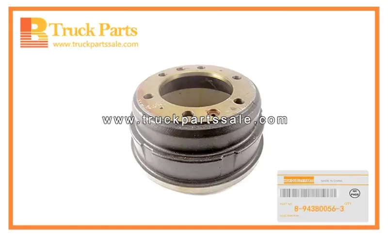 Rear Brake Drum for ISUZU NHR NKR 8-94380056-3 8943800563 8-94380-056-3 Tambor de freno trasero