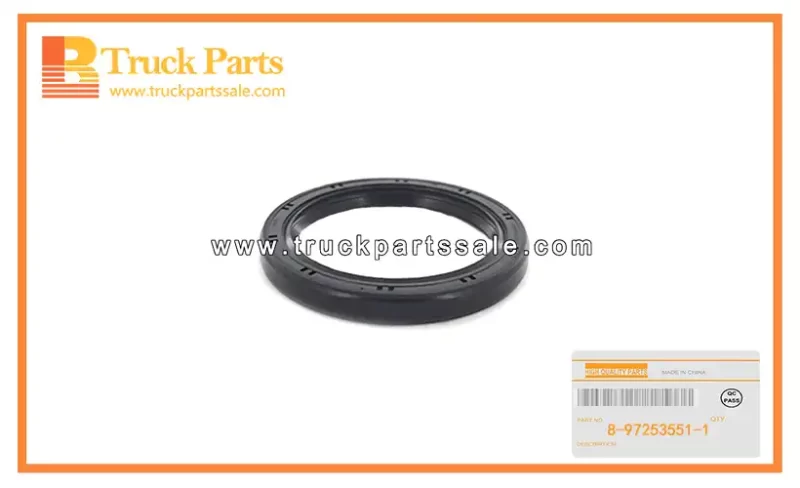 Rear Cover Oil Seal for ISUZU NQR70 4HK1 8-97253551-1 8972535511 8-97253-551-1 Sello de aceite de la cubierta trasera