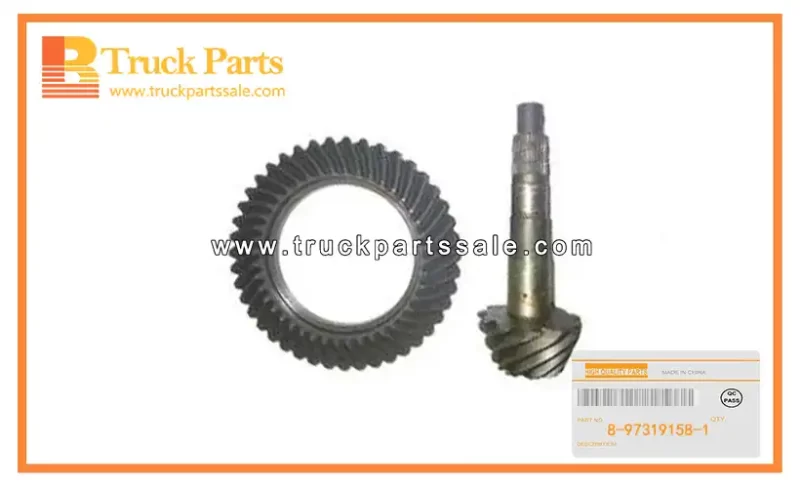 Rear Final Drive Gear Set for ISUZU NPR 8-97319158-1 8973191581 8-97319-158-1 Juego de engranajes de transmisi??n final trasera