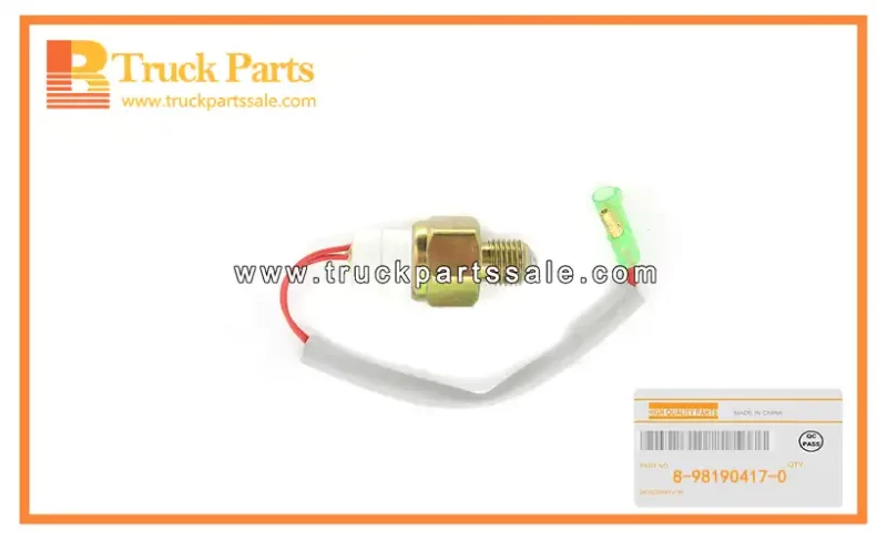 Reverse Lamp Switch for ISUZU NKR 4JJ1 4JB1 8-98190417-0 8981904170 8-98190-417-0 Interruptor de luz de marcha atr??s