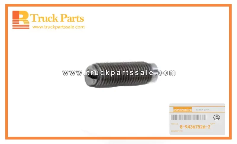 Rocker Arm Adjuster Screw for ISUZU NKR NPR NPR66 4HF1 8-94367526-2 8943675262 8-94367-526-2 Tornillo de ajuste del balanc??n