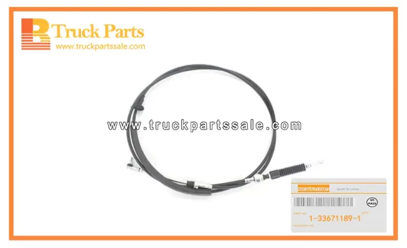 Select Transmission Control Cable for ISUZU FVR 6SD1 1-33671189-1 1336711891 1-33671-189-1 Seleccione el cable de control de la transmisi??n
