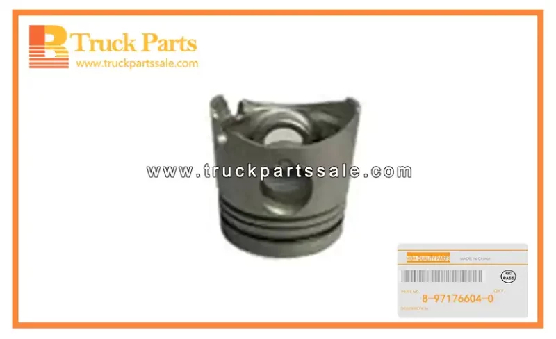 Standard Piston for ISUZU 4JB1 NKR55 8-97176604-0 8971766040 8-97176-604-0 Pist??n est??ndar