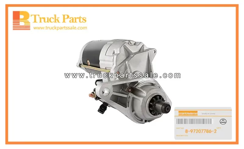 Starter Assembly for ISUZU 4HK1 NPR 8-97207786-2 8972077862 8-97207-786-2 Asamblea de arranque