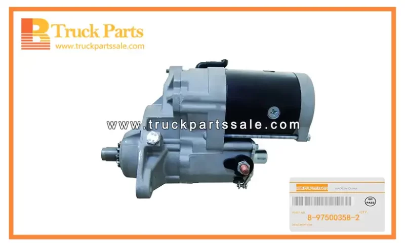 Starter Assembly for ISUZU FSR FRR 6HK1 6HE1 8-97500358-2 8975003582 8-97500-358-2 Asamblea de arranque