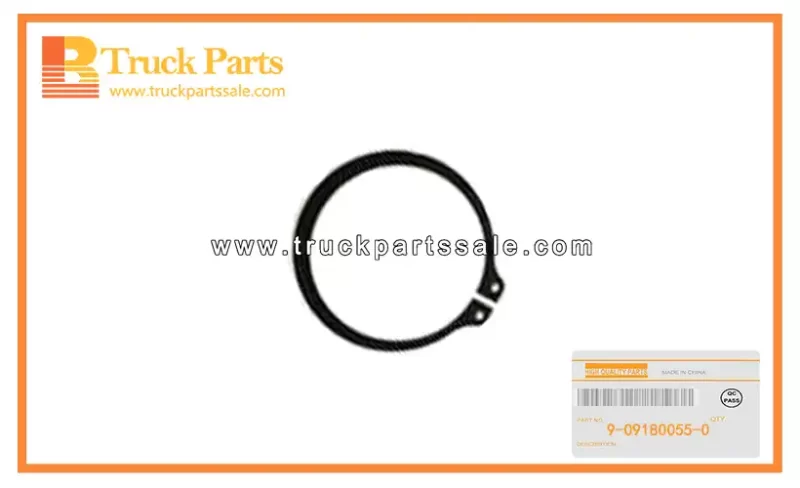 Transfer Idle Shaft Snap Ring for ISUZU NPR NKR 9-09180055-0 9091800550 9-09180-055-0 Anillo el??stico del eje loco de transferencia